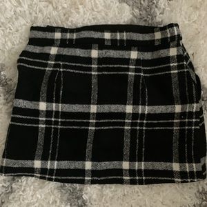 Plaid thicc cotton pencil skirt